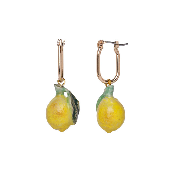 Perfectly Imperfect Lemon Earrings