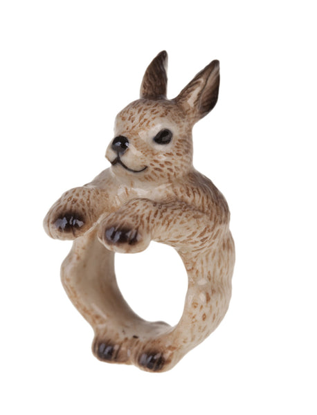 Brown Rabbit Ring