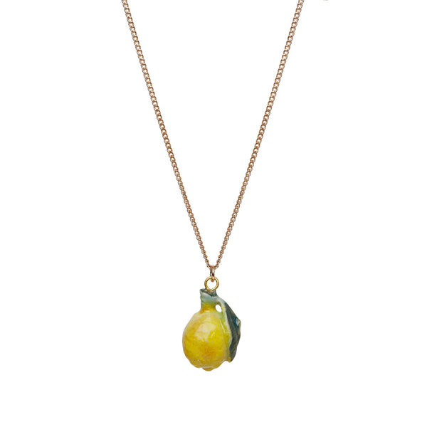 Perfectly Imperfect Lemon Necklace
