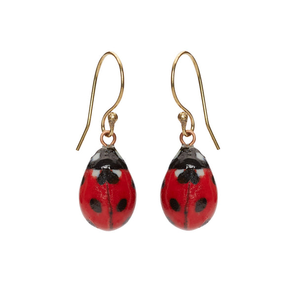 Perfectly Imperfect Tiny Ladybird Earrings