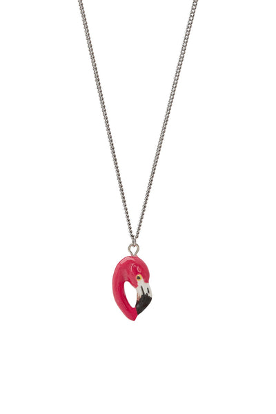 Perfectly Imperfect Flamingo Head Necklace