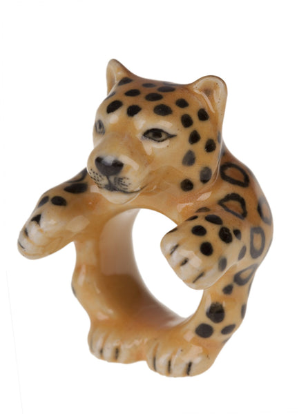 Perfectly Imperfect Leonard the Leopard Ring