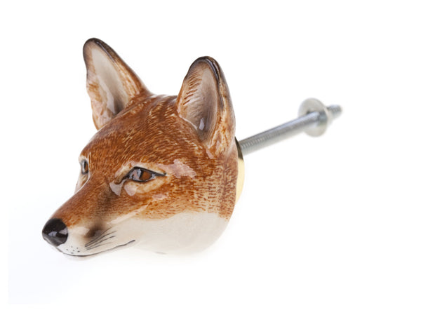 Perfectly Imperfect Fox Head Doorknob