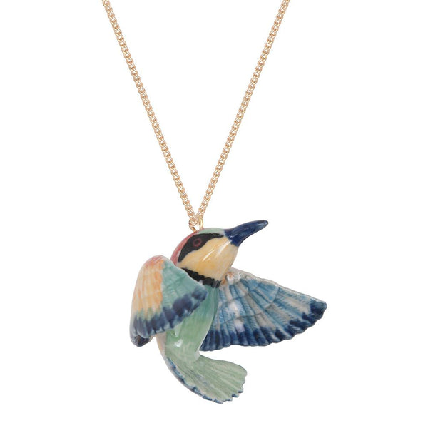 Perfectly Imperfect Bright Bee Eater Necklace