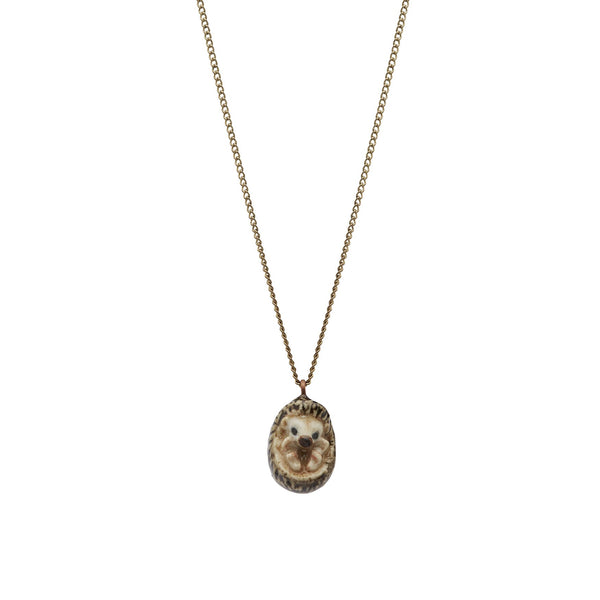 Perfectly Imperfect Tiny Hedgehog Necklace