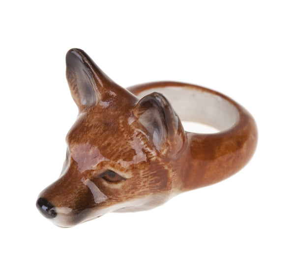 Perfectly Imperfect Fox Head Ring