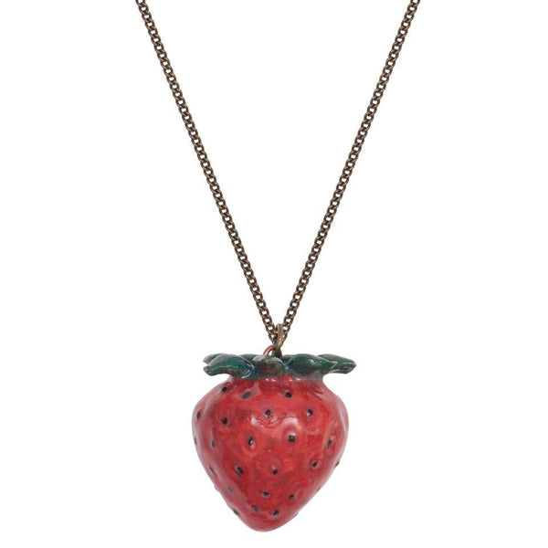 Perfectly Imperfect Natural Strawberry Necklace
