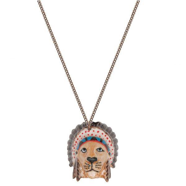 Perfectly Imperfect Native American Lion Head