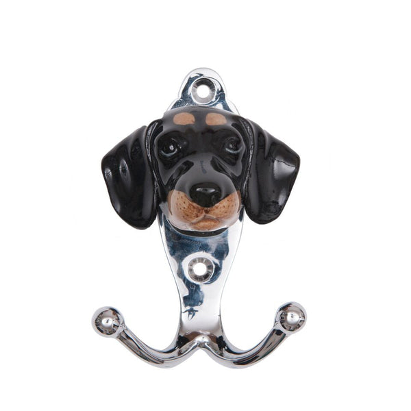 Perfectly Imperfect Black Dachshund Hook