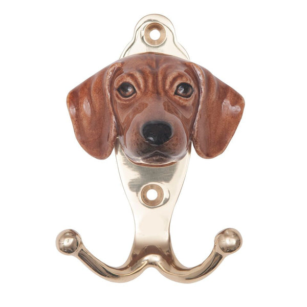 Perfectly Imperfect Brown Dachshund Hook