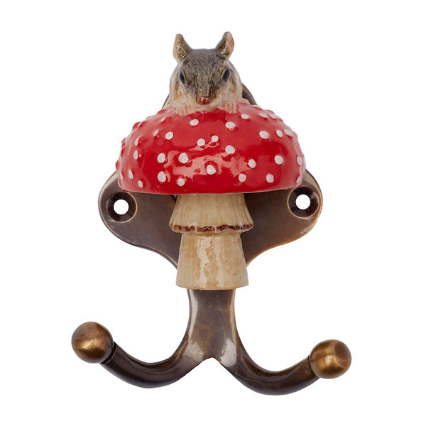 Perfectly Imperfect Mouse on Toadstool Hook