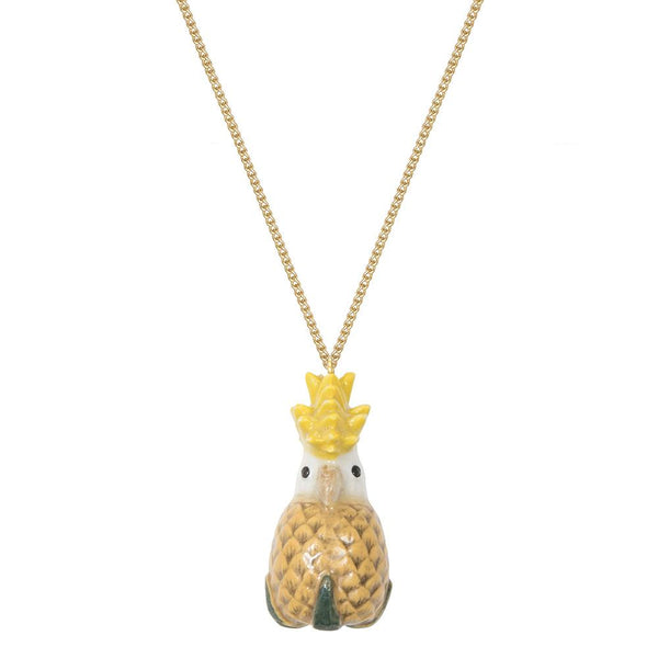 Cockatoo in Pineapple Necklace