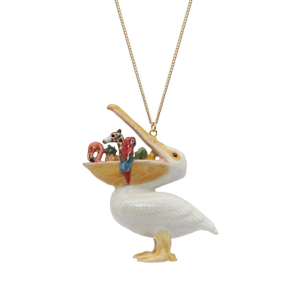 Perfectly Imperfect Large Hungry Pelican Necklace