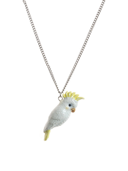 Perfectly Imperfect White Cockatoo Necklace