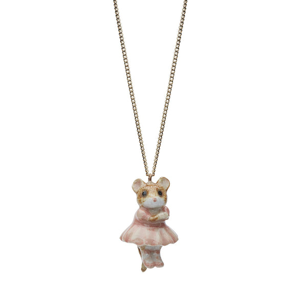 Perfectly Imperfect Ballerina Mouse Necklace
