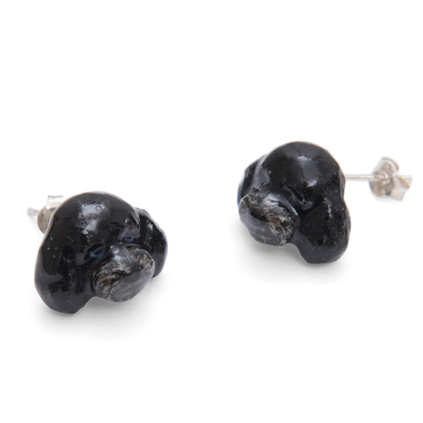 Black Poodle Earrings