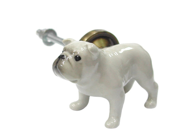 Perfectly Imperfect Bulldog Body Doorknob