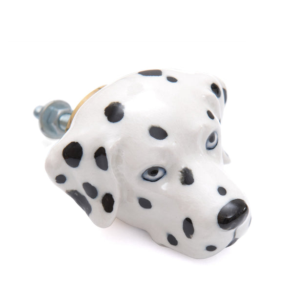 Perfectly Imperfect Dalmatian Doorknob