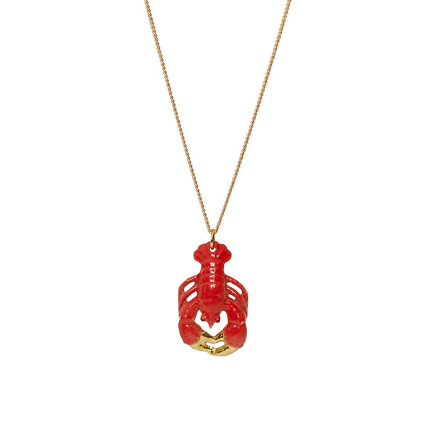 Perfectly Imperfect Small Lobster Necklace
