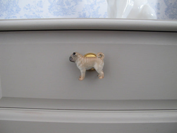 Perfectly Imperfect Pug Body Doorknob
