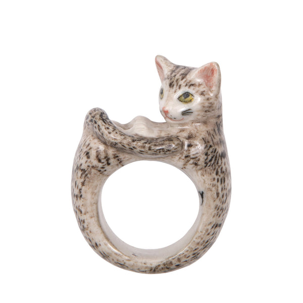 Perfectly Imperfect Tabby Cat Ring was £35